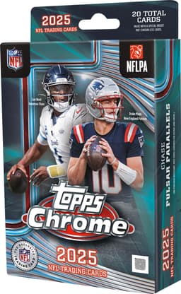 2025 Topps Chrome Football NFL Hanger Box